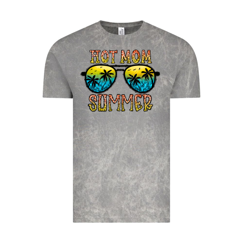 Hot Mom Summer Vintage Tee by CowhideDigitalArt | Teevron