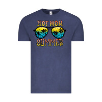 Vintage Denim hot mom summer Vintage Tee - CowhideDigitalArt