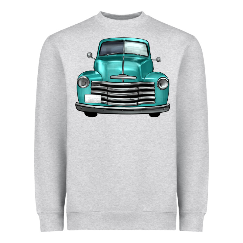 Western Truck Front View Heavyweight Sweatshirt by FaDigitalArtStudio | Teevron