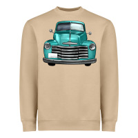 Mushroom western truck front view Heavyweight Sweatshirt - FaDigitalArtStudio