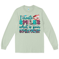 Matcha i create smile what is your superpower Long Sleeve Tee - AdoDesignShop