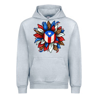 Heather Grey puerto rico sunflower Urban Hoodie - texasbilliewilder