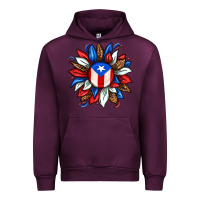 Mauve Wine puerto rico sunflower Urban Hoodie - texasbilliewilder