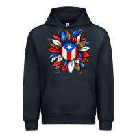 Navy puerto rico sunflower Urban Hoodie - texasbilliewilder