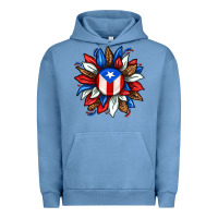 Pigment Pebble Blue puerto rico sunflower Urban Hoodie - texasbilliewilder