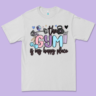 Premium Tee the gym is my happy place