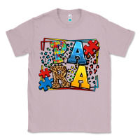 Lilac autism leopard frame para Classic Tee - LillyAllenDesigns