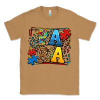 Toasted Coconut autism leopard frame para Classic Tee - LillyAllenDesigns