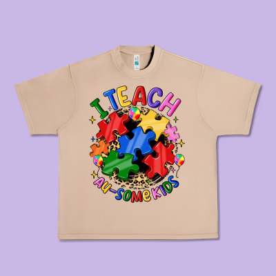 I Teach Au Some Kids Urban Heavy Tee Designed By Jahusdesignshop
