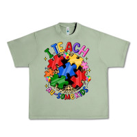 Oil Green i teach au some kids Urban Heavy Tee - JahusDesignShop
