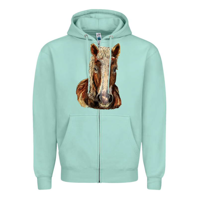 Belgian Horse Zipper Hoodie by LillyAllenDesigns | Teevron