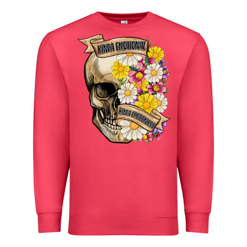 Kinda Emotional Kinda Emotionless Premium Sweatshirt by MaliasSmallBusiness | Teevron