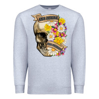 Heather Grey kinda emotional kinda emotionless Premium Sweatshirt - MaliasSmallBusiness