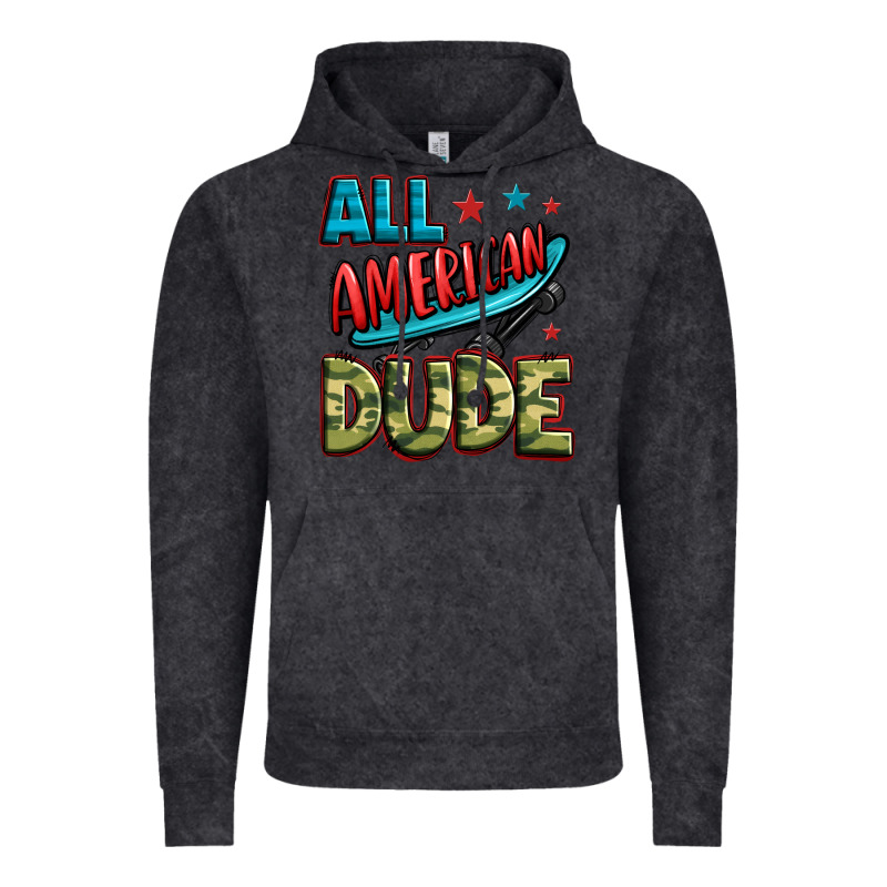 All American Dude Vintage Hoodie by Zillion Design Studio | Teevron