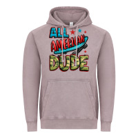 Vintage Zinc all american dude Vintage Hoodie - Zillion Design Studio
