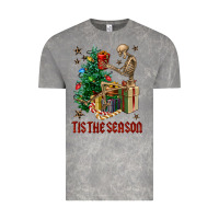 Cloud Rock Skeleton tis the season Vintage Tee - FaDigitalArtStudio
