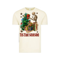 Vintage Arctic Skeleton tis the season Vintage Tee - FaDigitalArtStudio