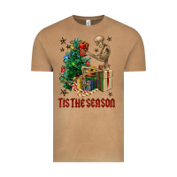 Vintage Camel Skeleton tis the season Vintage Tee - FaDigitalArtStudio