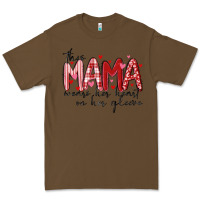 Cacao this mama wears her heart on her gleeve Premium Tee - MaliasSmallBusiness