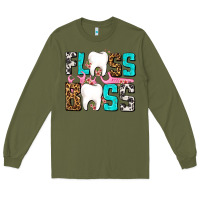 Army Green floss boss Long Sleeve Tee - AdoDesignShop