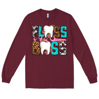 Burgundy floss boss Long Sleeve Tee - AdoDesignShop