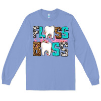 Colony Blue floss boss Long Sleeve Tee - AdoDesignShop
