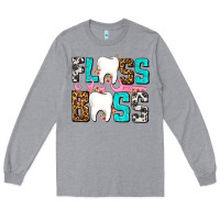 Heather Grey floss boss Long Sleeve Tee - AdoDesignShop