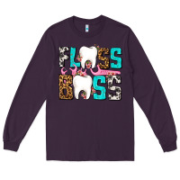Plum floss boss Long Sleeve Tee - AdoDesignShop