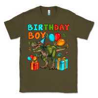 Army Green birthday boy t rex Classic Tee - Artiststas