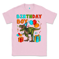 Bubblegum Pink birthday boy t rex Classic Tee - Artiststas