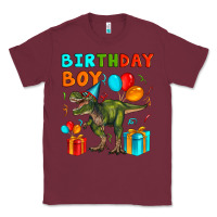 Burgundy birthday boy t rex Classic Tee - Artiststas