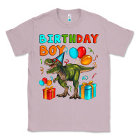 Lilac birthday boy t rex Classic Tee - Artiststas