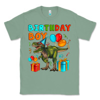 Sage birthday boy t rex Classic Tee - Artiststas