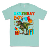 Seafoam birthday boy t rex Classic Tee - Artiststas