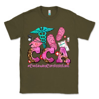 Army Green cca  continuing care assistant with crocs Classic Tee - AdoDesignShop