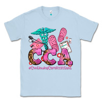 Dusty Blue cca  continuing care assistant with crocs Classic Tee - AdoDesignShop