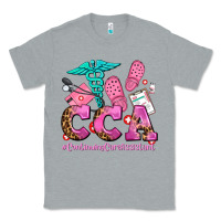 Heather Grey cca  continuing care assistant with crocs Classic Tee - AdoDesignShop