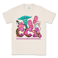 Natural cca  continuing care assistant with crocs Classic Tee - AdoDesignShop