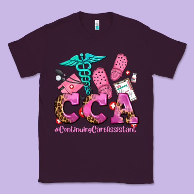 Cca  Continuing Care Assistant With Crocs Classic Tee Designed By Adodesignshop
