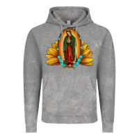 Cloud Rock sunflower our lady of guadalupe Vintage Hoodie - JahusDesignShop