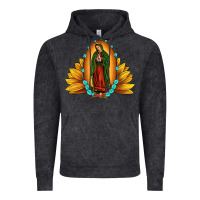 Vintage Black sunflower our lady of guadalupe Vintage Hoodie - JahusDesignShop
