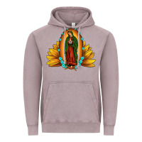 Vintage Zinc sunflower our lady of guadalupe Vintage Hoodie - JahusDesignShop