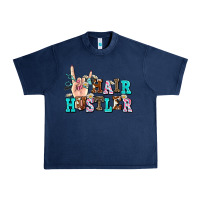 Navy hair hustler Urban Heavy Tee - AdoDesignShop