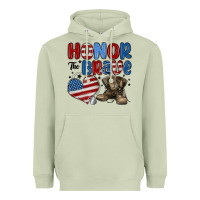 Matcha honor the brave Heavyweight Hoodie - MaliasSmallBusiness