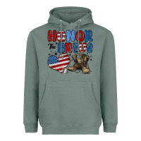 Sage honor the brave Heavyweight Hoodie - MaliasSmallBusiness