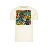 Vintage Arctic two cute heifers seamless pattern Vintage Tee - HRA Design Shop