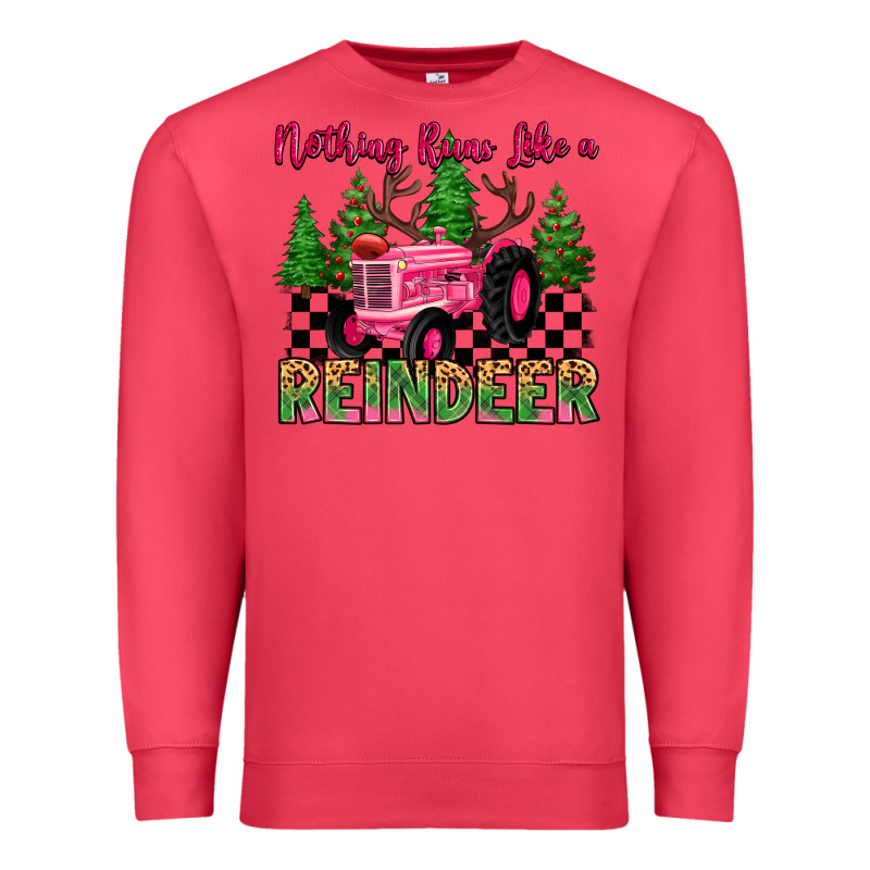 Nothing Runs Like A Reindeer Premium Sweatshirt by MaliasSmallBusiness | Teevron