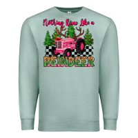 Seafoam nothing runs like a reindeer Premium Sweatshirt - MaliasSmallBusiness