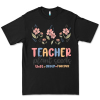 Black teacher plant seeds that grow forever Premium Tee - MaliasSmallBusiness