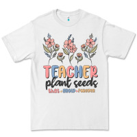 White teacher plant seeds that grow forever Premium Tee - MaliasSmallBusiness